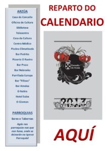O Concello de Arzúa reparte entre o calendario do ano 2013