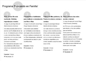 Programa 'Formando en familia', unha nova proposta educativa do Concello de Arzúa