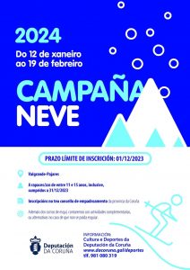 O Concello de Arzúa participa outro ano máis na Campaña de Neve da Deputación da Coruña